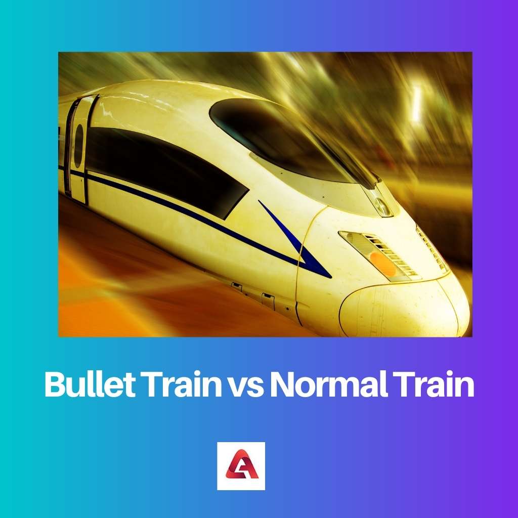 Bullet Train vs Normal Train