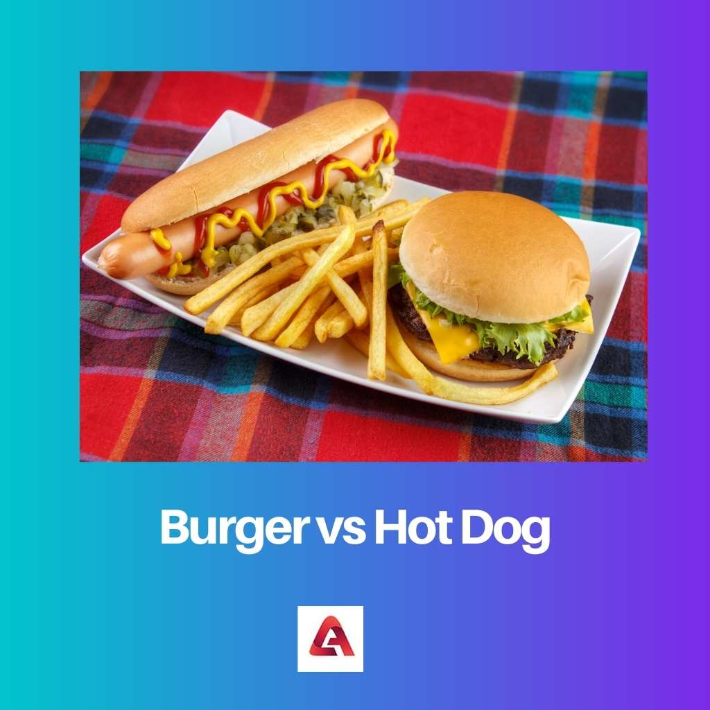 Burger vs Hot Dog