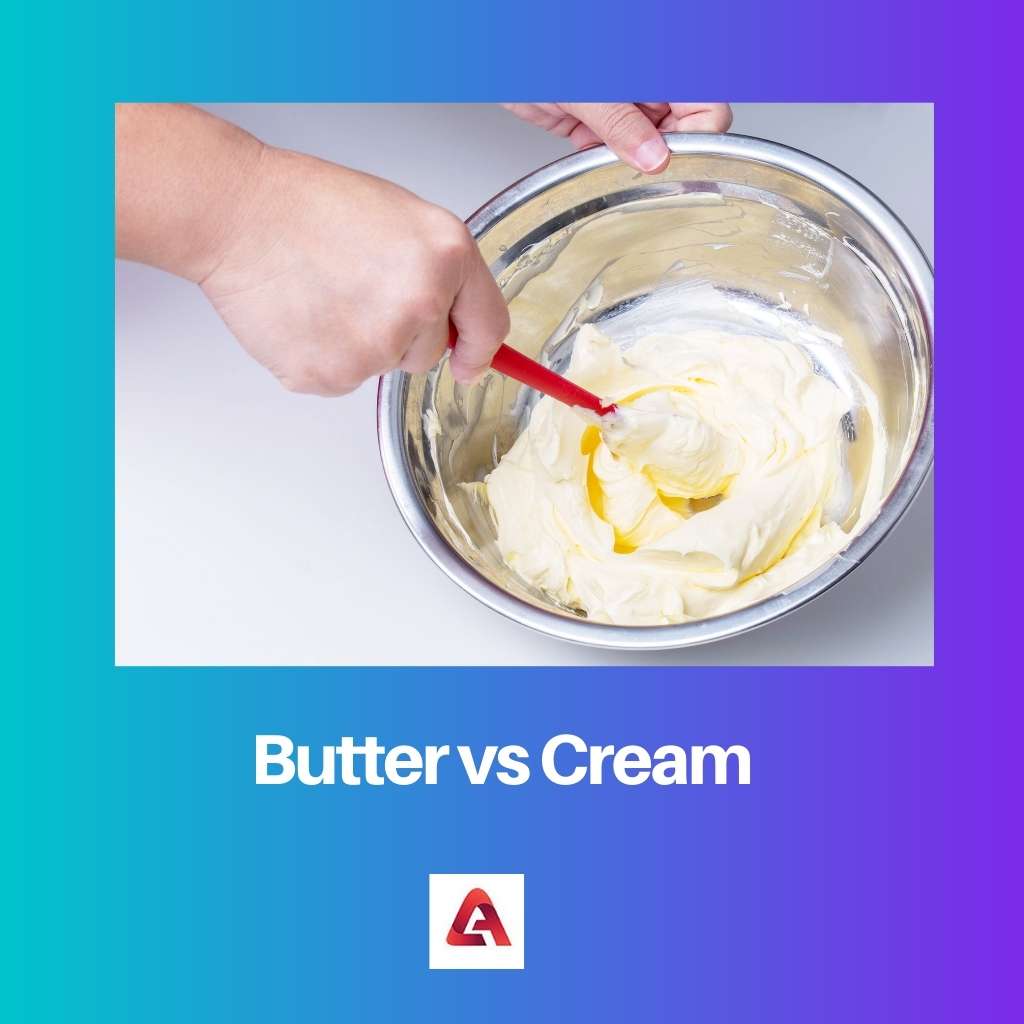 Butter vs Cream