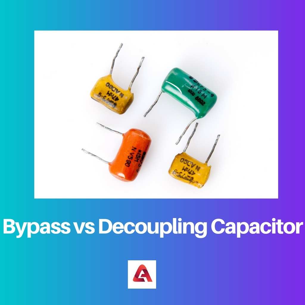 Bypass vs Decoupling Capacitor