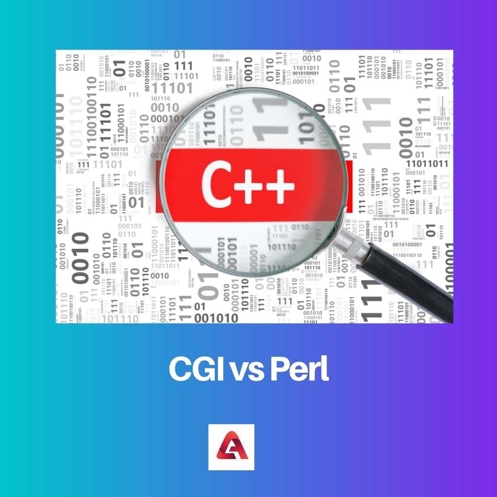 CGI vs Perl