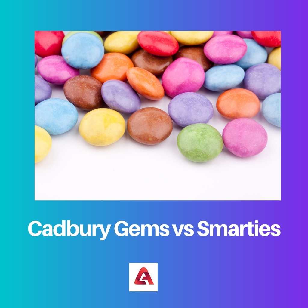 Cadbury Gems vs Smarties