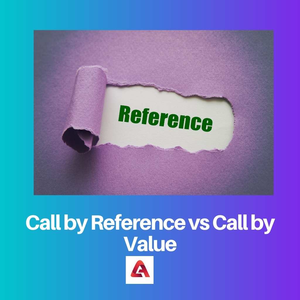 Call by Reference vs Call by Value