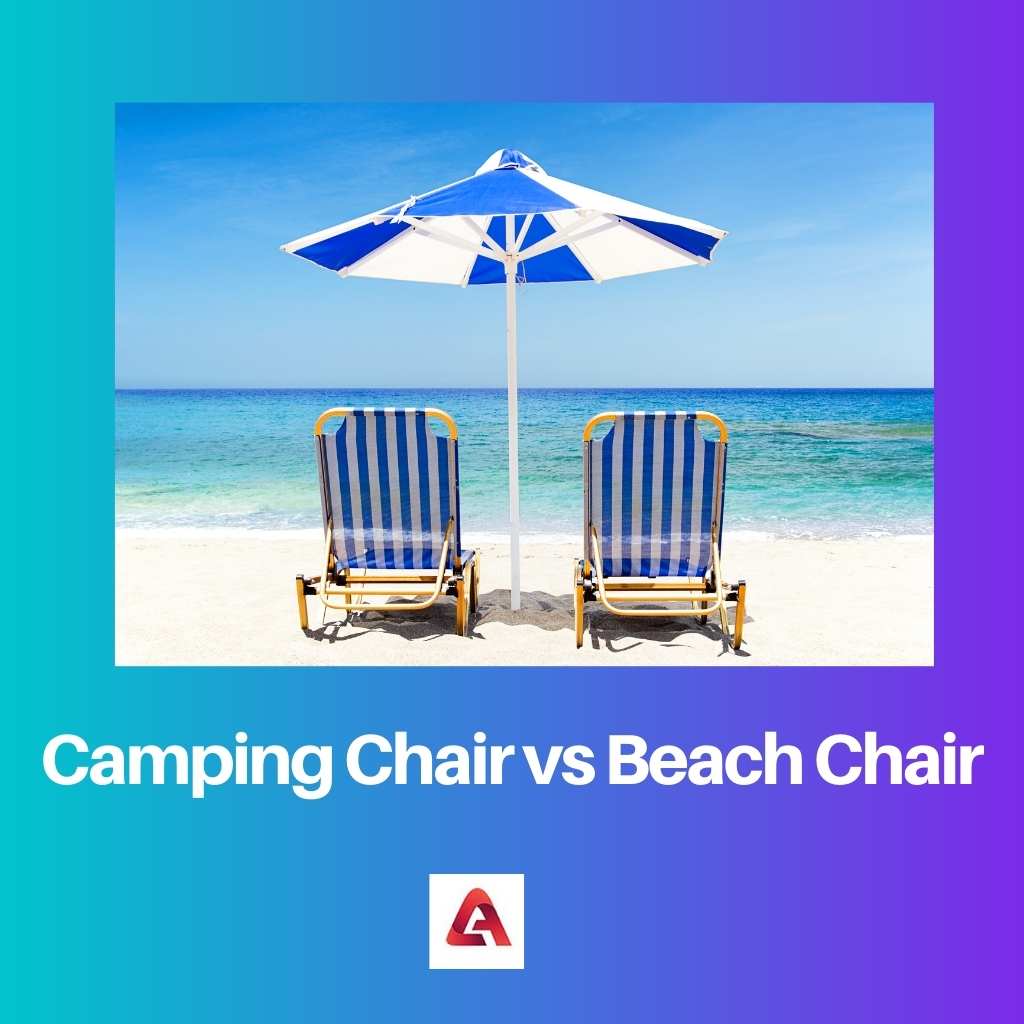 Camping Chair vs Beach Chair