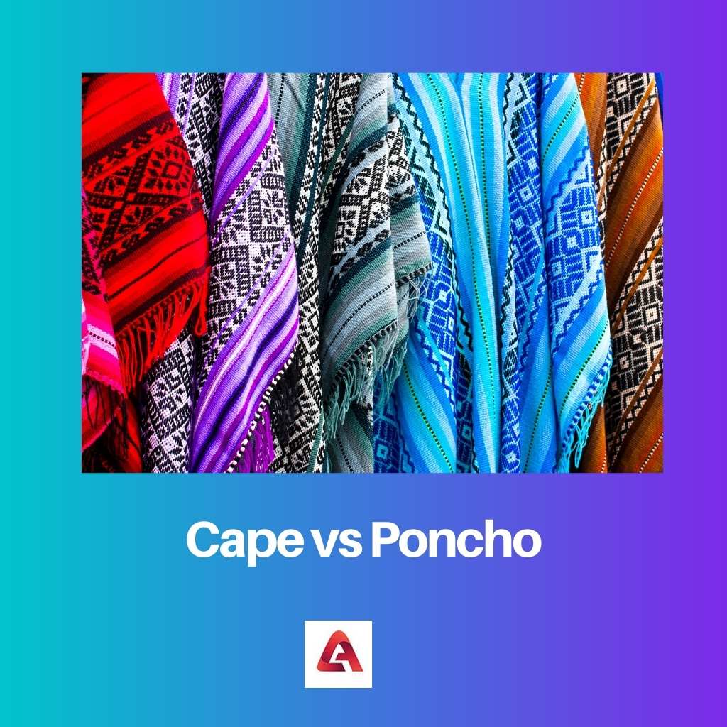 Cape vs Poncho