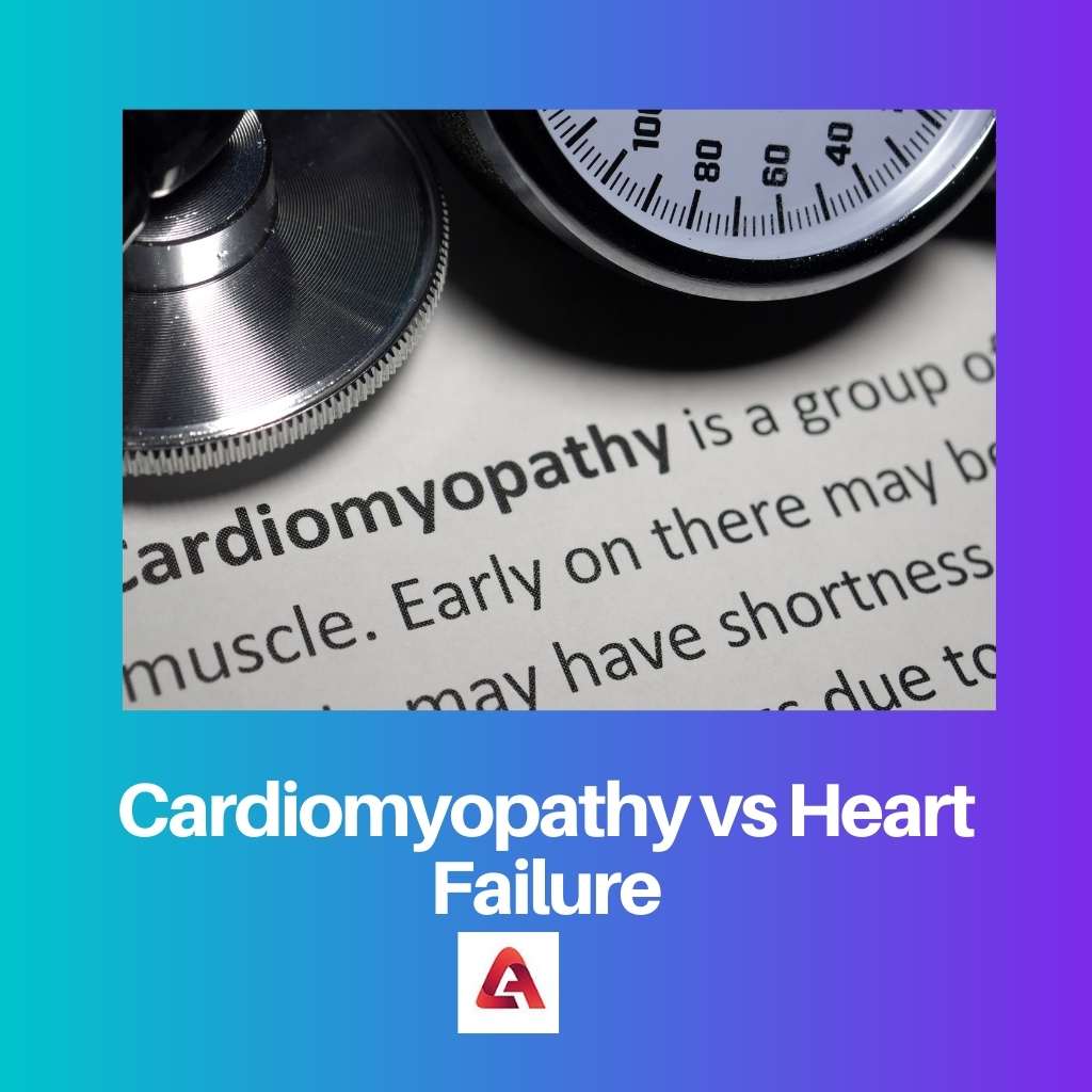 Cardiomyopathy vs Heart Failure