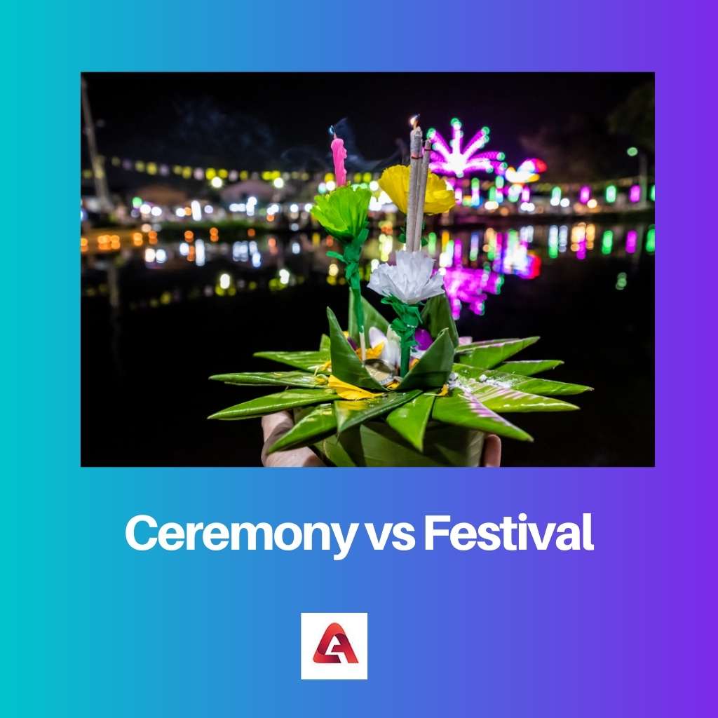 Ceremony vs Festival