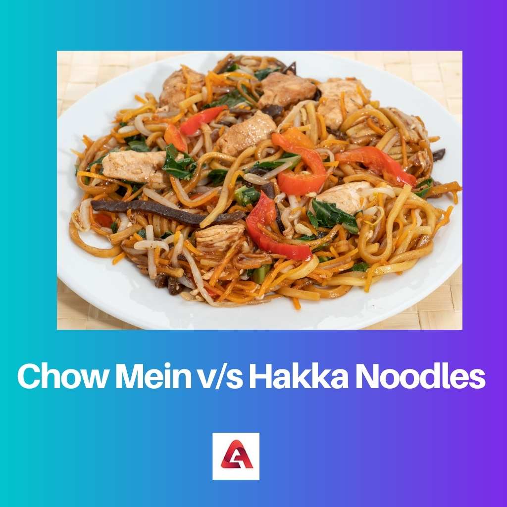 Chow Mein vs Hakka Noodles
