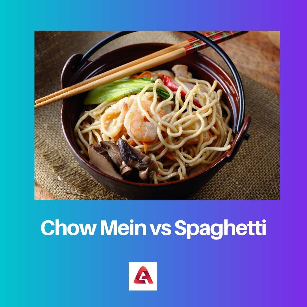 Chow Mein vs Spaghetti 1