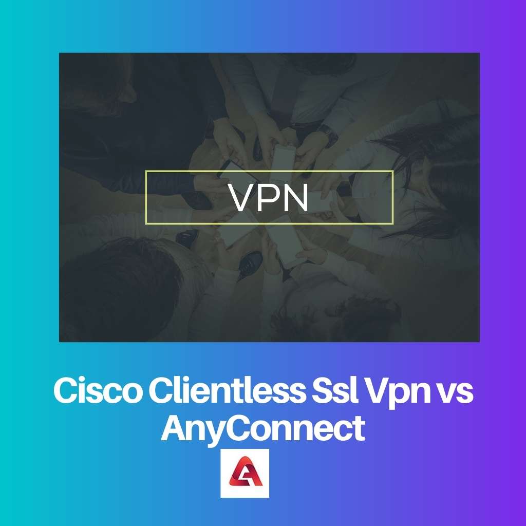Cisco Clientless Ssl Vpn vs AnyConnect