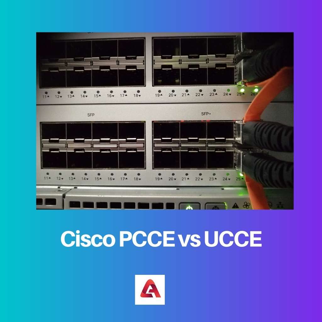 Cisco PCCE vs UCCE