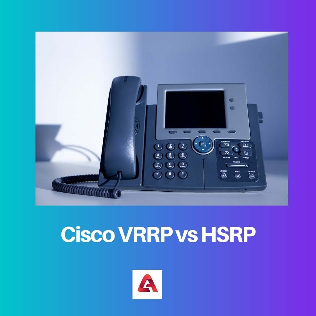 Cisco VRRP vs HSRP