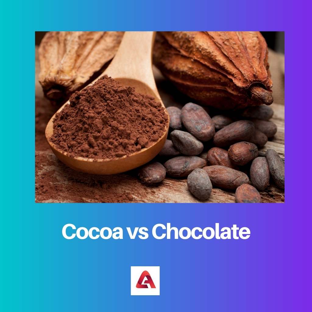 Cocoa vs Chocolate