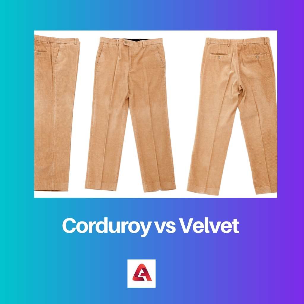 Corduroy vs Velvet