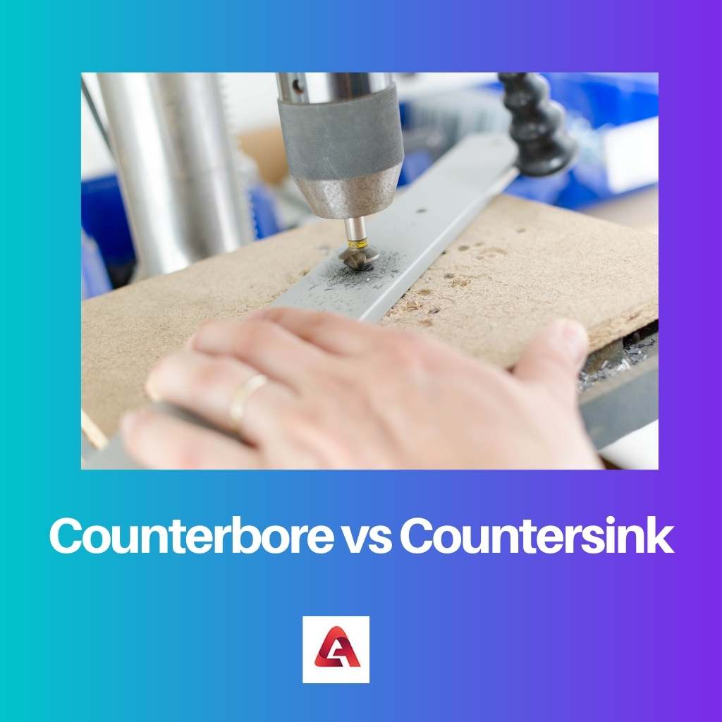 Counterbore vs Countersink
