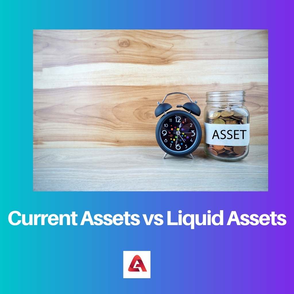 Current Assets vs Liquid Assets