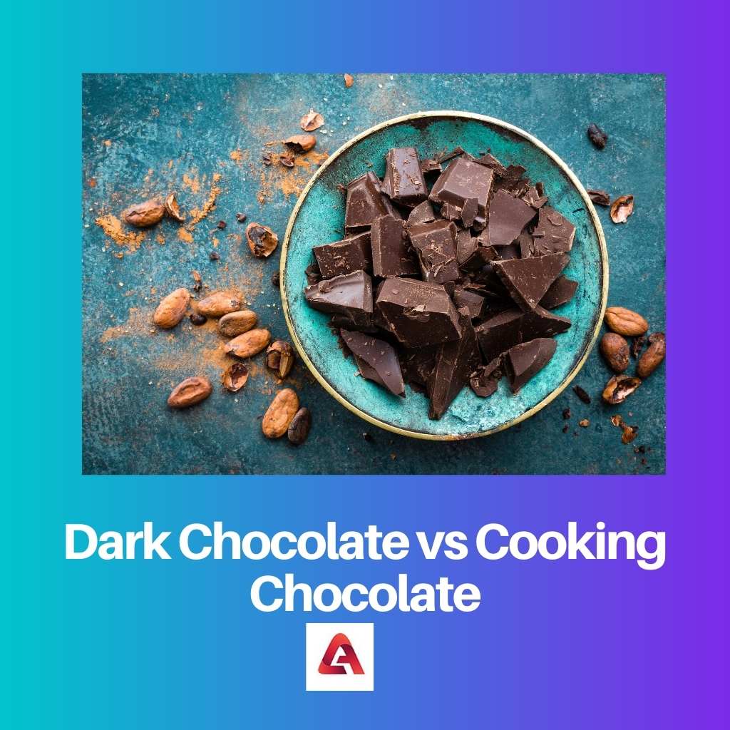 Dark Chocolate vs Cooking Chocolate