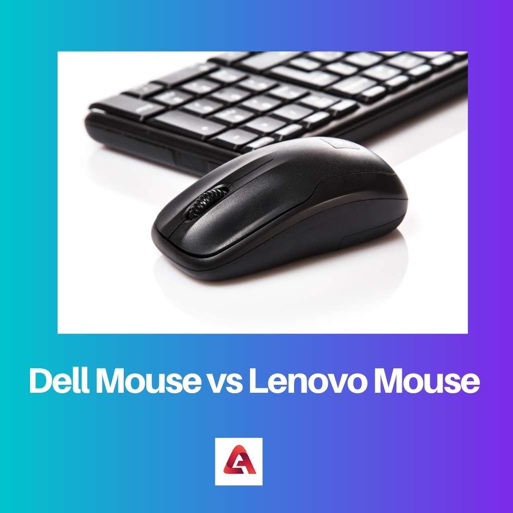 Dell Mouse vs Lenovo Mouse