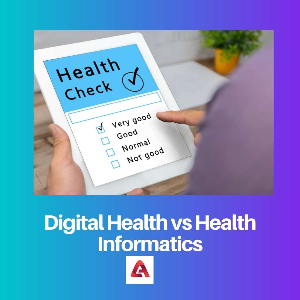 Digital Health vs Health Informatics