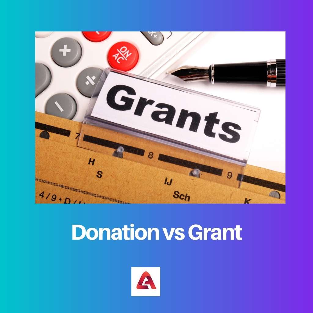 Donation vs Grant