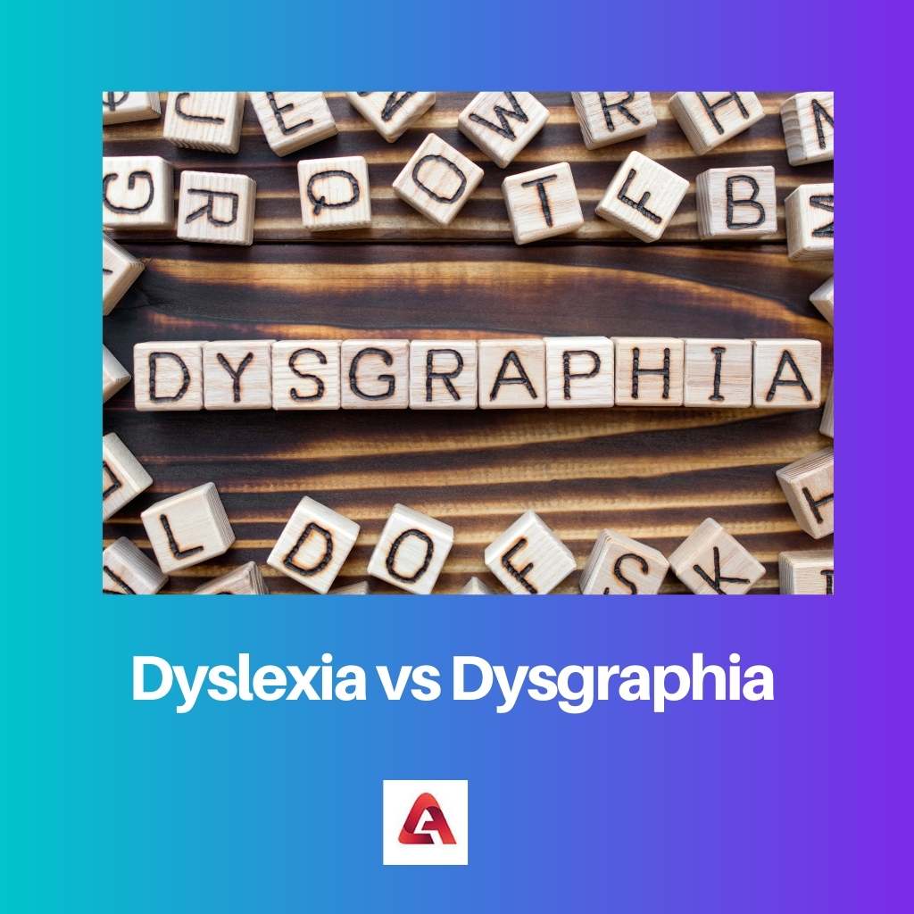 Dyslexia vs Dysgraphia