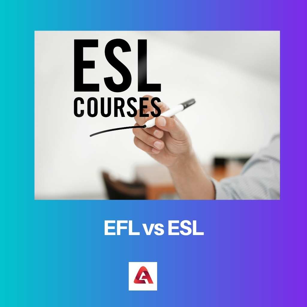 EFL vs ESL