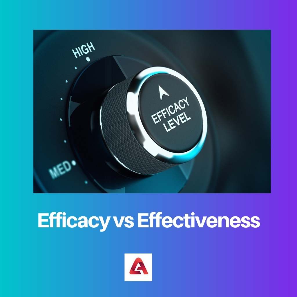 Efficacy vs Effectiveness