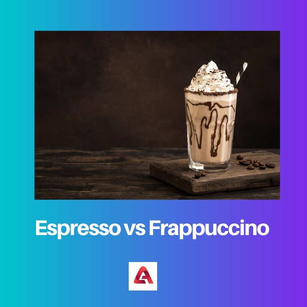 Espresso vs Frappuccino
