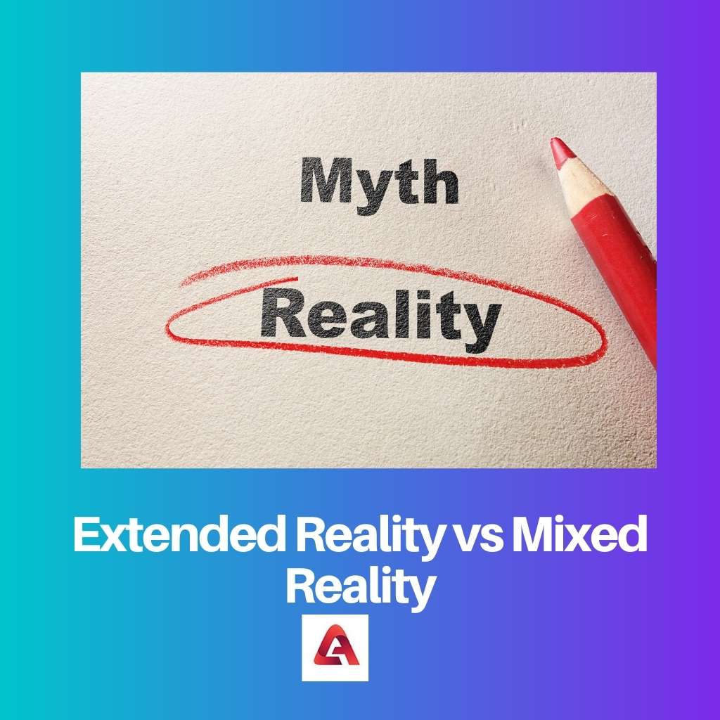 Extended Reality vs Mixed Reality