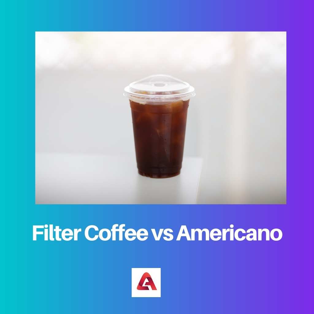 Filter Coffee vs Americano