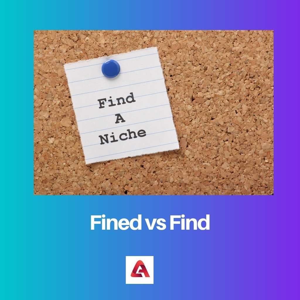 Fined vs Find