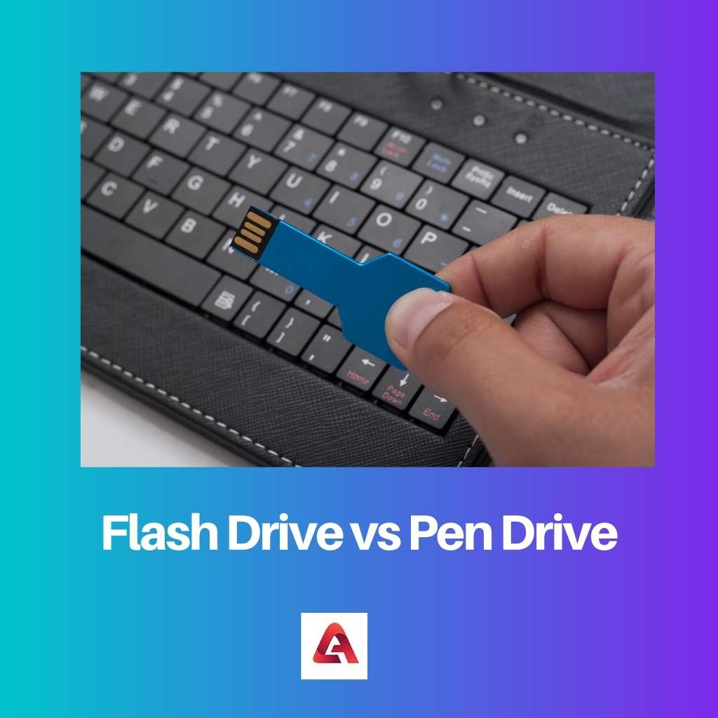 Flash Drive vs Pen Drive