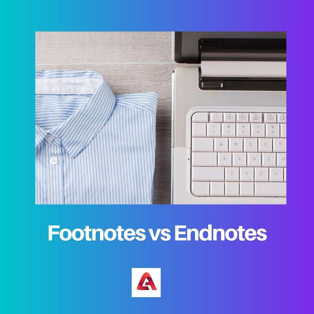 Footnotes vs Endnotes