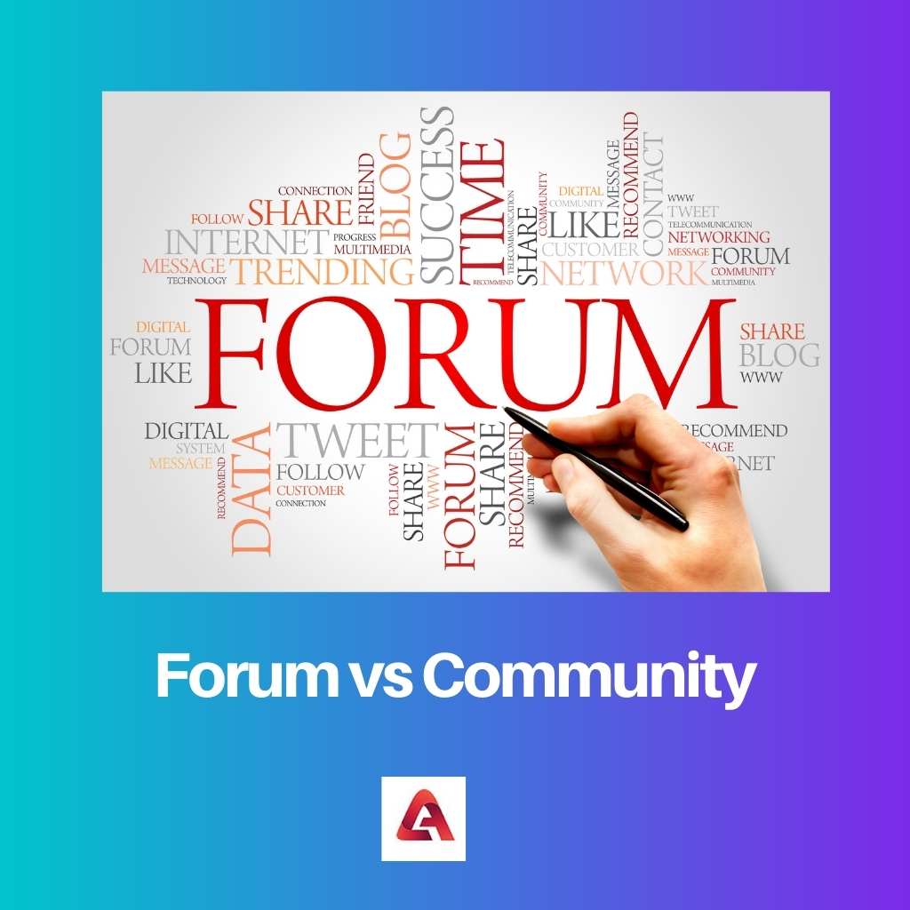 Forum vs Community
