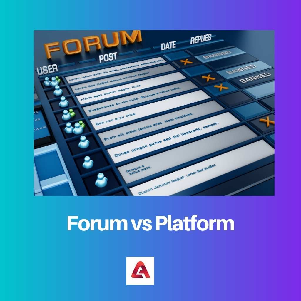 Forum vs Platform