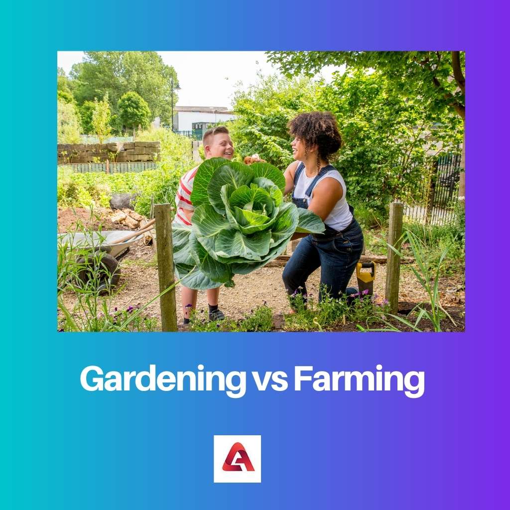 Gardening vs Farming