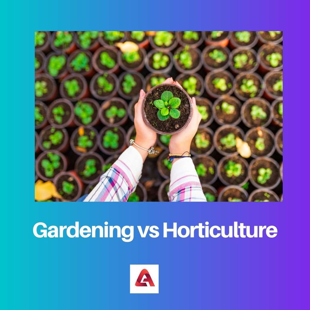 Gardening vs Horticulture