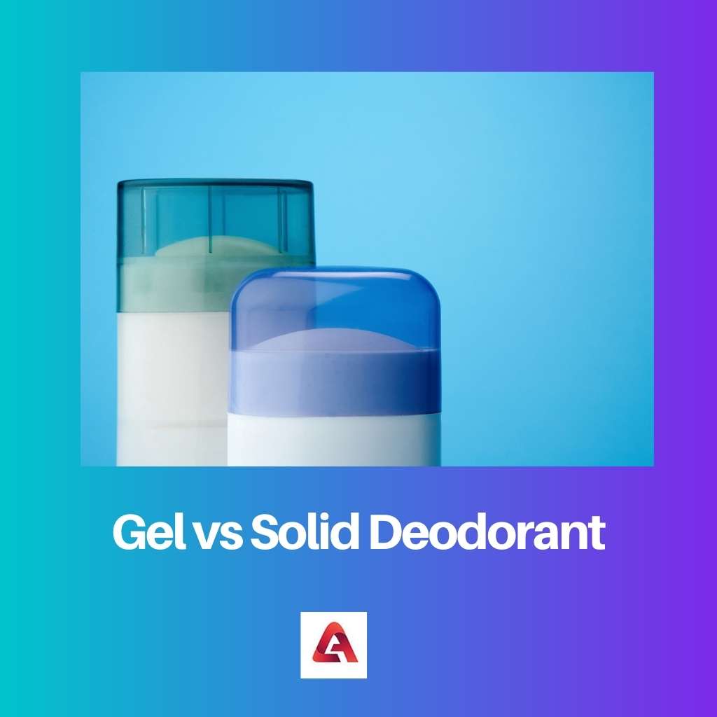 Gel vs Solid Deodorant