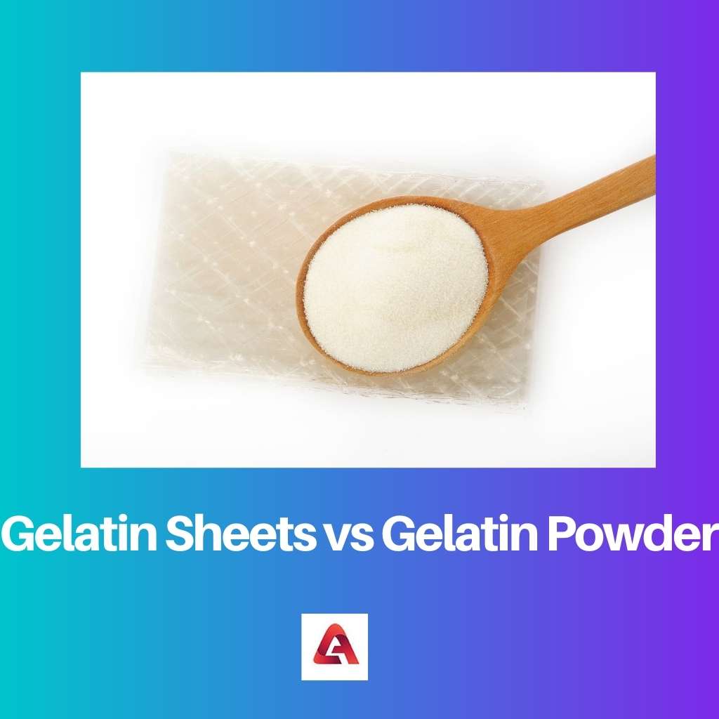 Gelatin Sheets vs Gelatin Powder