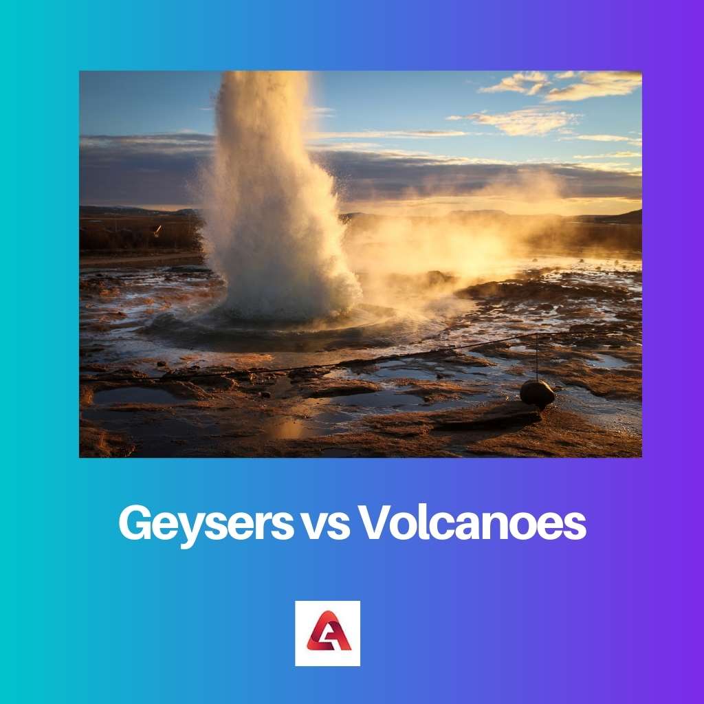 Geysers vs Volcanoes