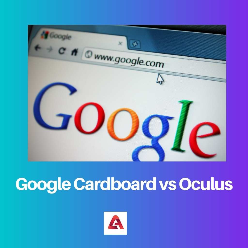 Google Cardboard vs Oculus