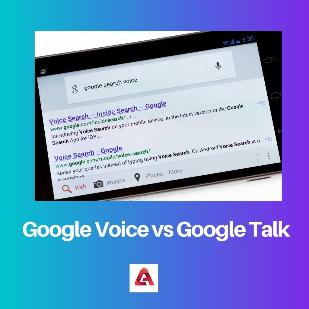 Google Voice vs Google Talk