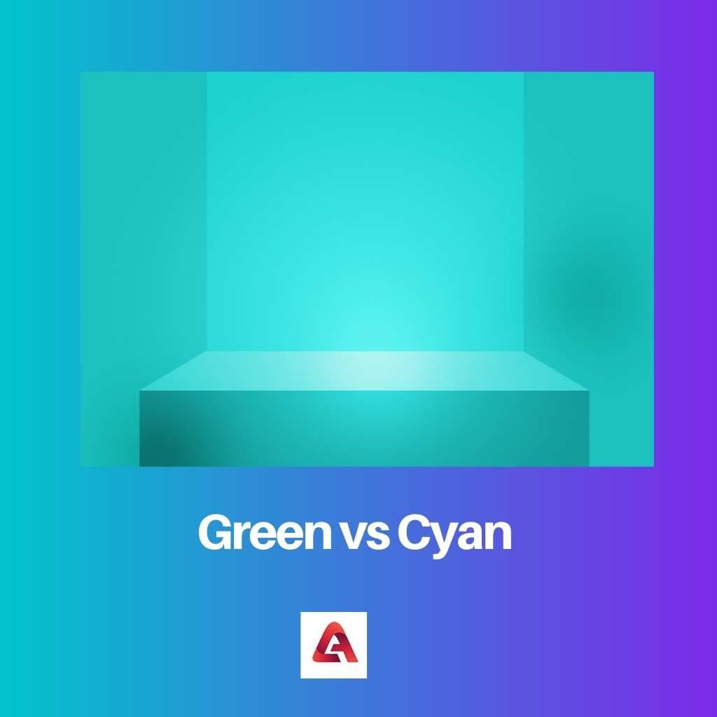 Green vs Cyan