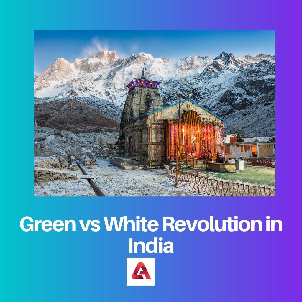 Green vs White Revolution in India
