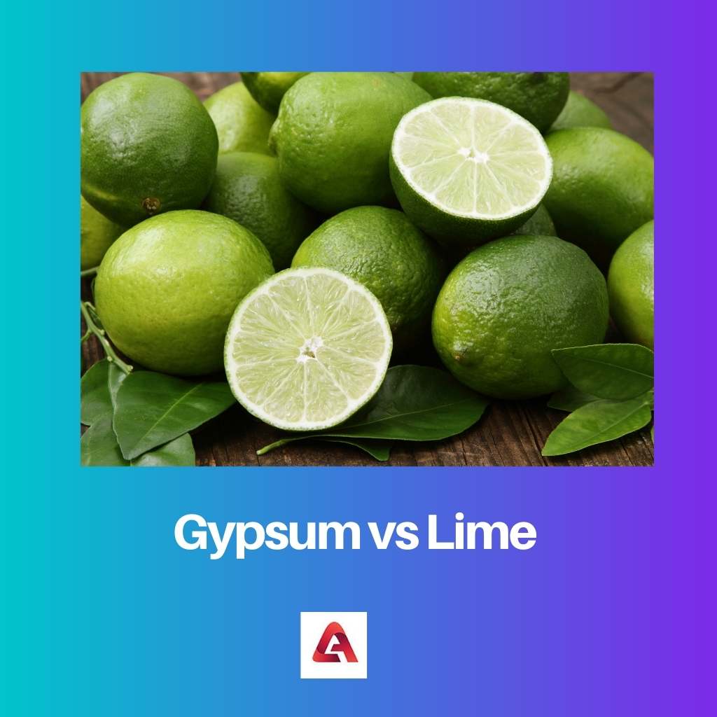 Gypsum vs Lime