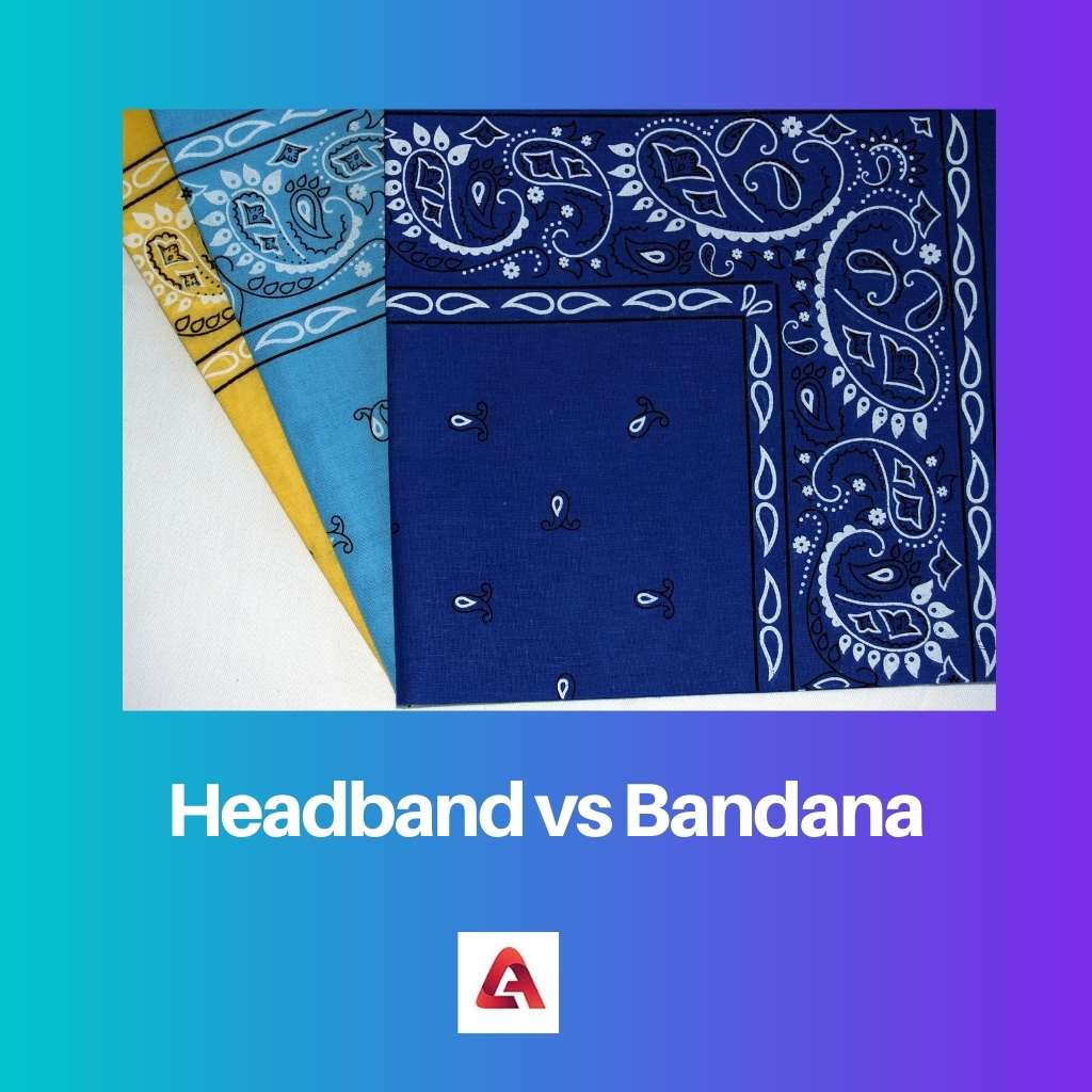 Headband vs Bandana