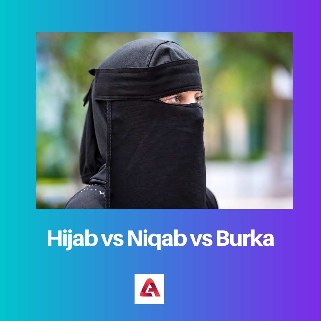 Hijab vs Niqab vs Burka