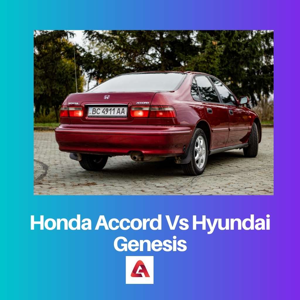 Honda Accord Vs Hyundai Genesis