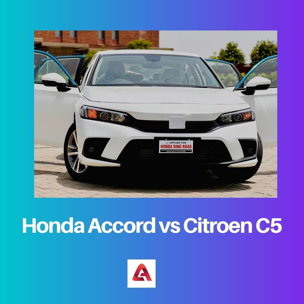 Honda Accord vs Citroen C5