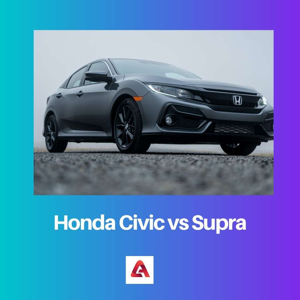 Honda Civic vs Supra
